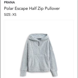 Prana Polar Half Zip Teddy Jacket